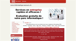 Desktop Screenshot of informatique-secours.ch